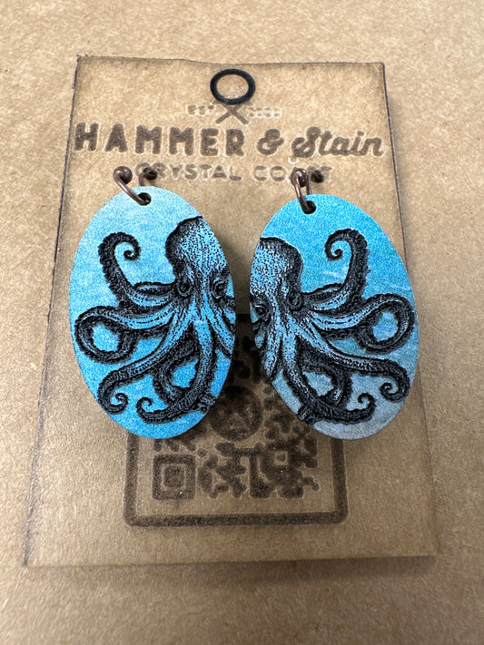 Laser Etched Earrings