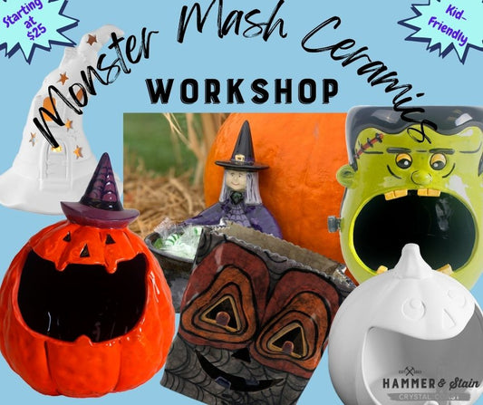 09/13/24 - Friday the 13th Halloween Ceramics at 6PM