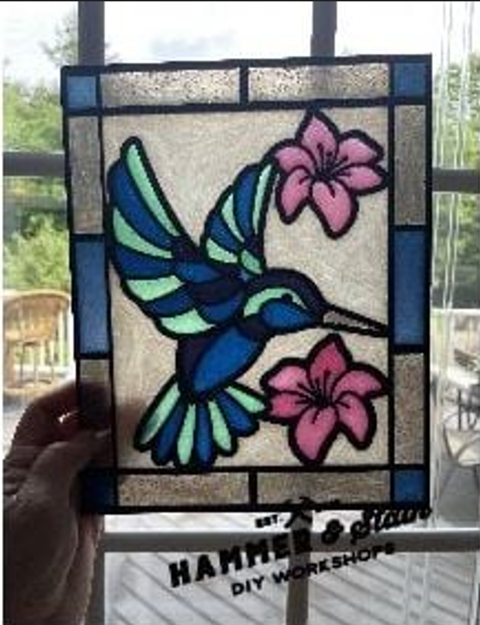 09/27/24 - **NEW DESIGNS** Faux Stained Glass Resin DIY Workshop at 6PM