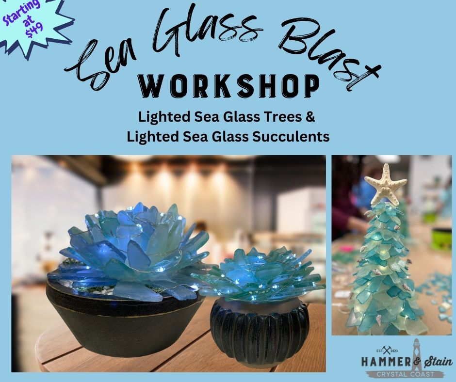 09/21/24 - Lighted Sea Glass* Blast Workshop at 11AM